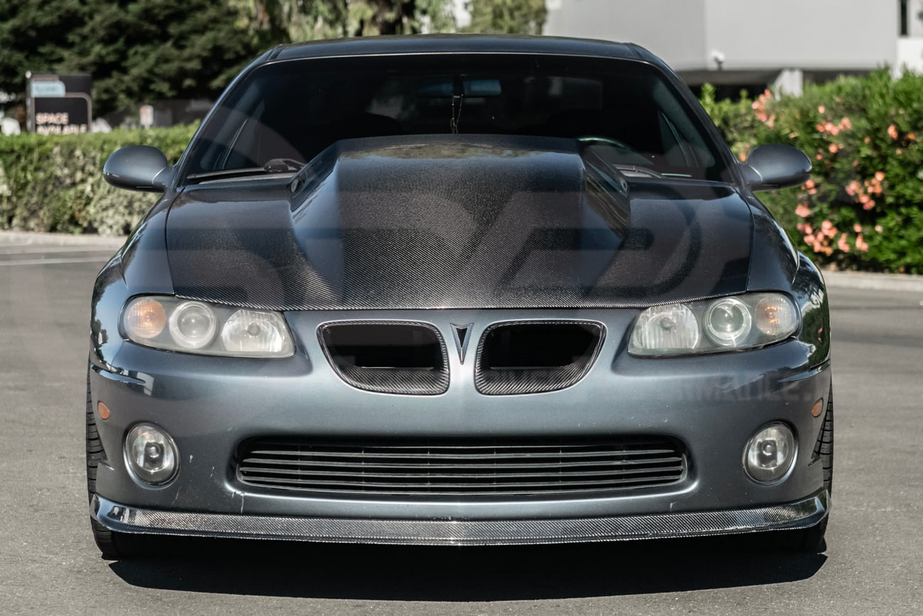 2004-2006 PONTIAC GTO | SDP PERFORMANCE STYLE CARBON FIBER FRONT COWL HOOD